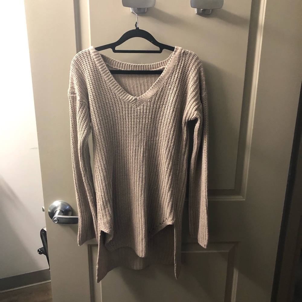 Tan sweater